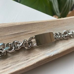 NWOT Silver Link Chain Bracelet